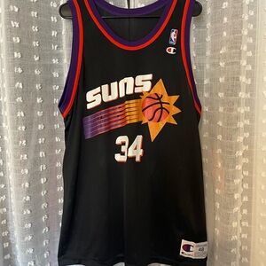 Vintage 90s NBA Champion Phoenix Suns Charles Barkley Jersey size Large